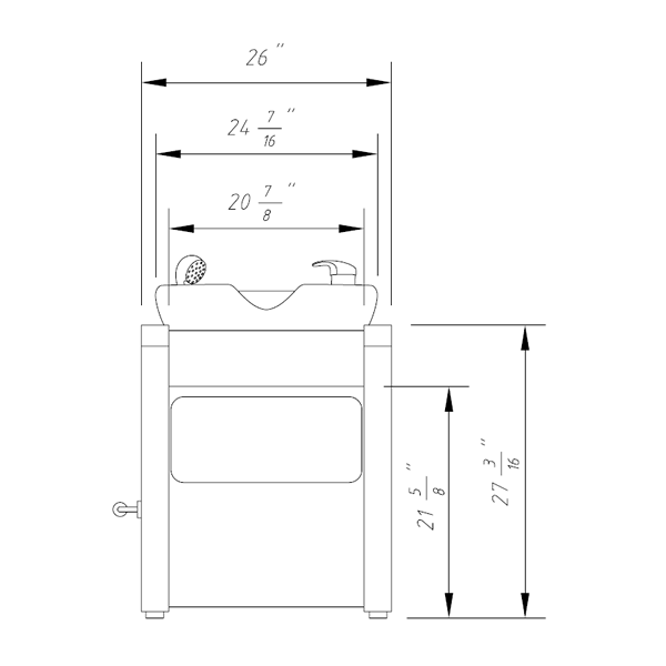 "RIO" Shampoo Backwash Unit 